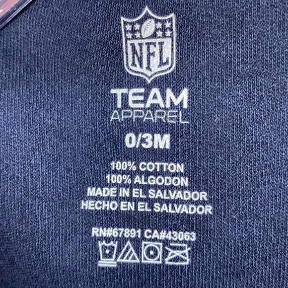 Houston Texans NFL Football Team Infant Girls Cutie Bodysuit Size 0-3 Months - Picture 4 of 7